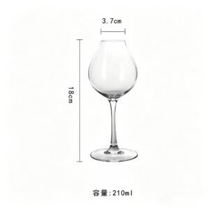 210ml Crystal Tulip Wine Tasting Glass | Stemmed Brandy & Burgundy Glass | Wholesale & Custom Sourcing