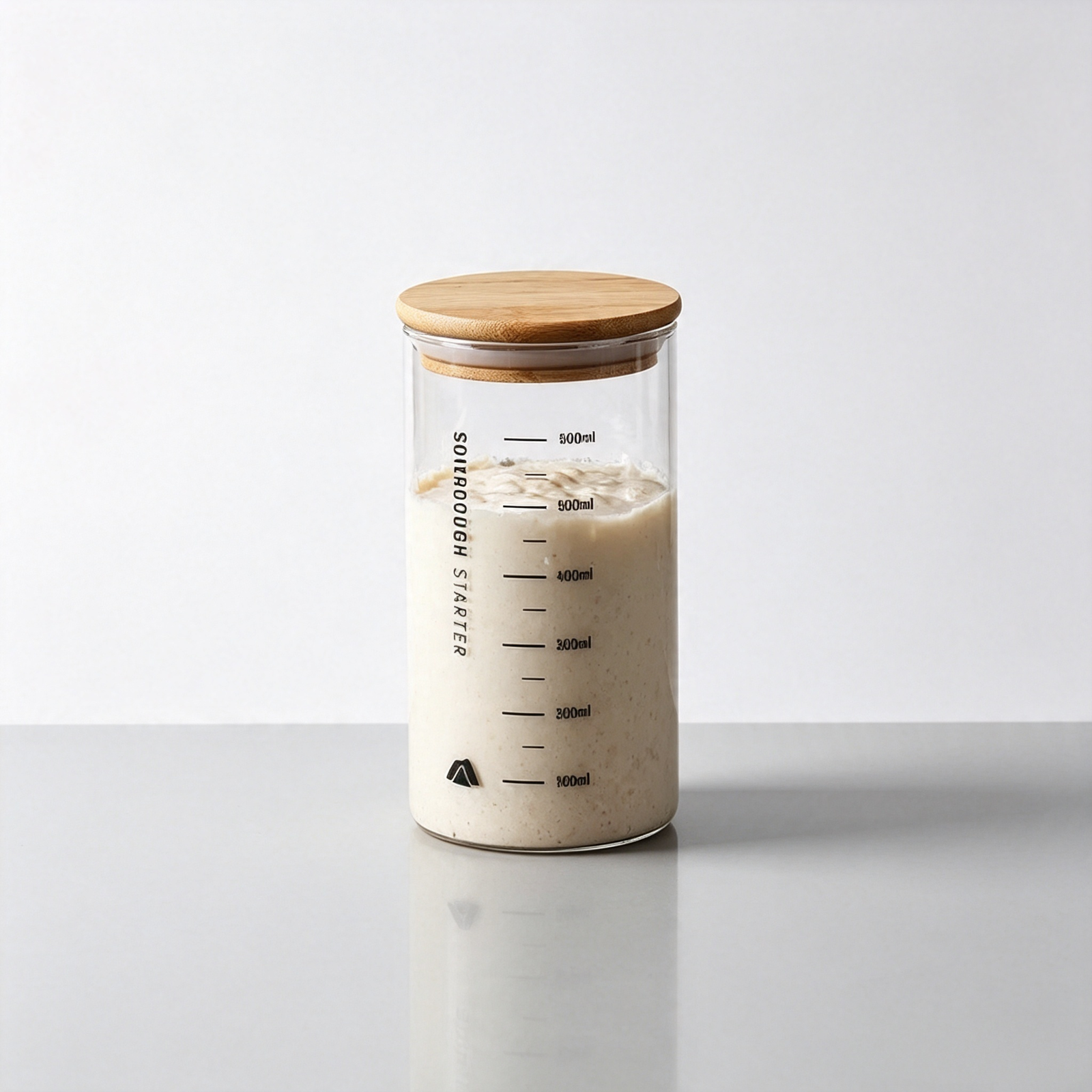Sourdough Jar with Wooden Lid